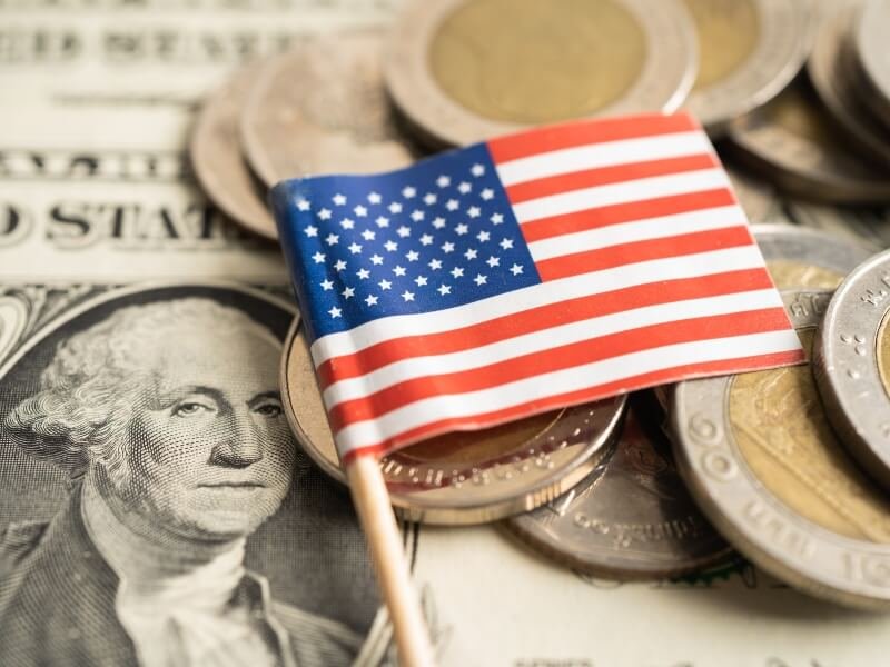 mỹ - hoa kỳ - usa usd washington flag penny - the united states of america