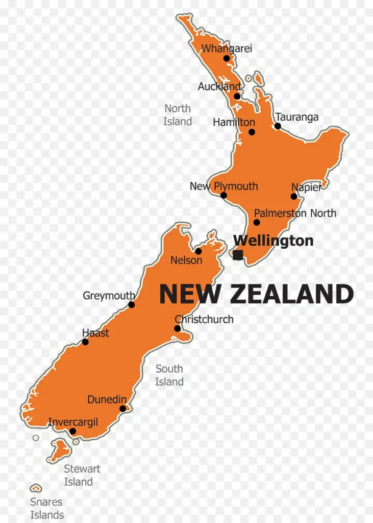 Bản đồ New Zealand